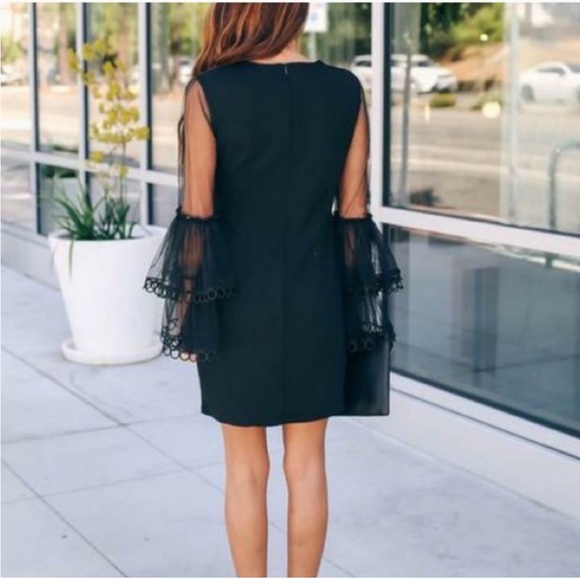 VICI Here She Comes Lace Bell Sleeve Dress - Picture 3 of 11